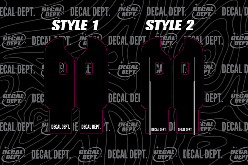 Custom DNM Fork Guard Decal