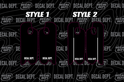 Custom Fastace Fork Guard Decal