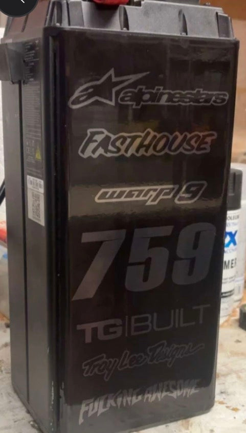 Mx4, mx3 battery decals