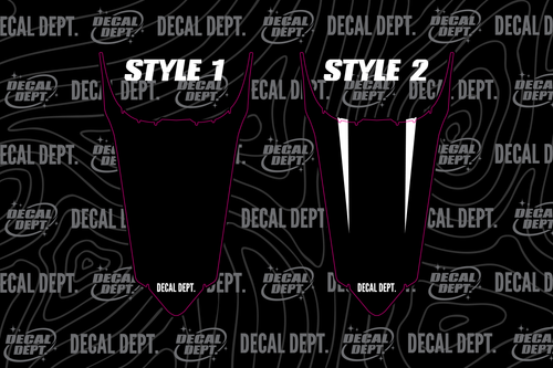 Custom Long Surron Rear Fender Decal