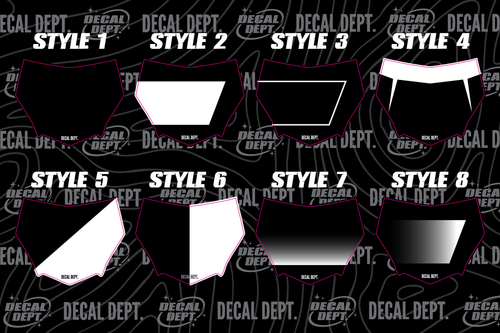 Custom Motocutz Plate Decal