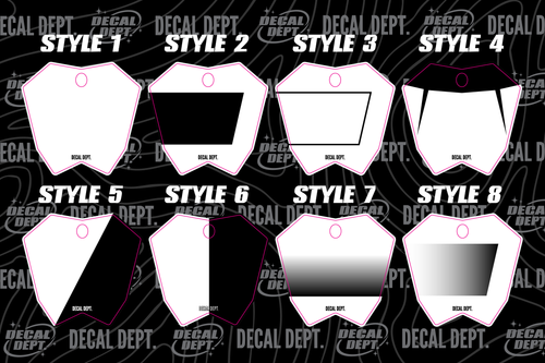 Custom RTR Plate Decal