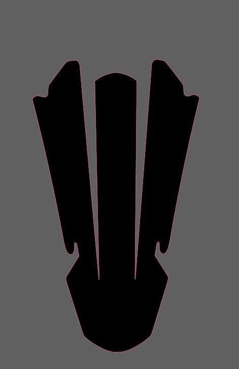 Surron front fender decal