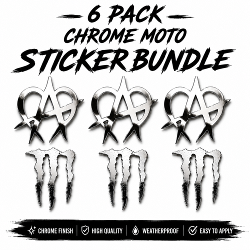 Moto-Sticker Bundle (CHROME)